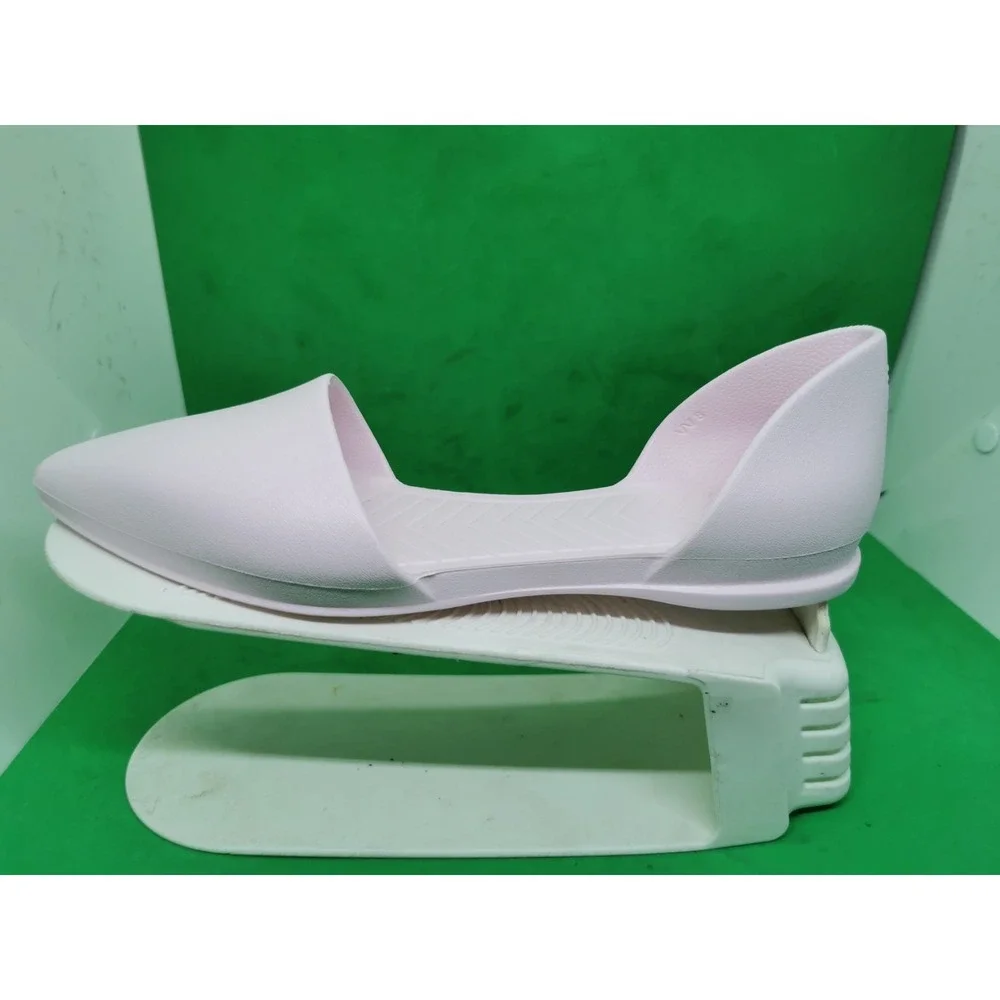 Native Womens Size 8 Audrey Dorsay Flats Jiffy Light Pink Slip On Waterproof